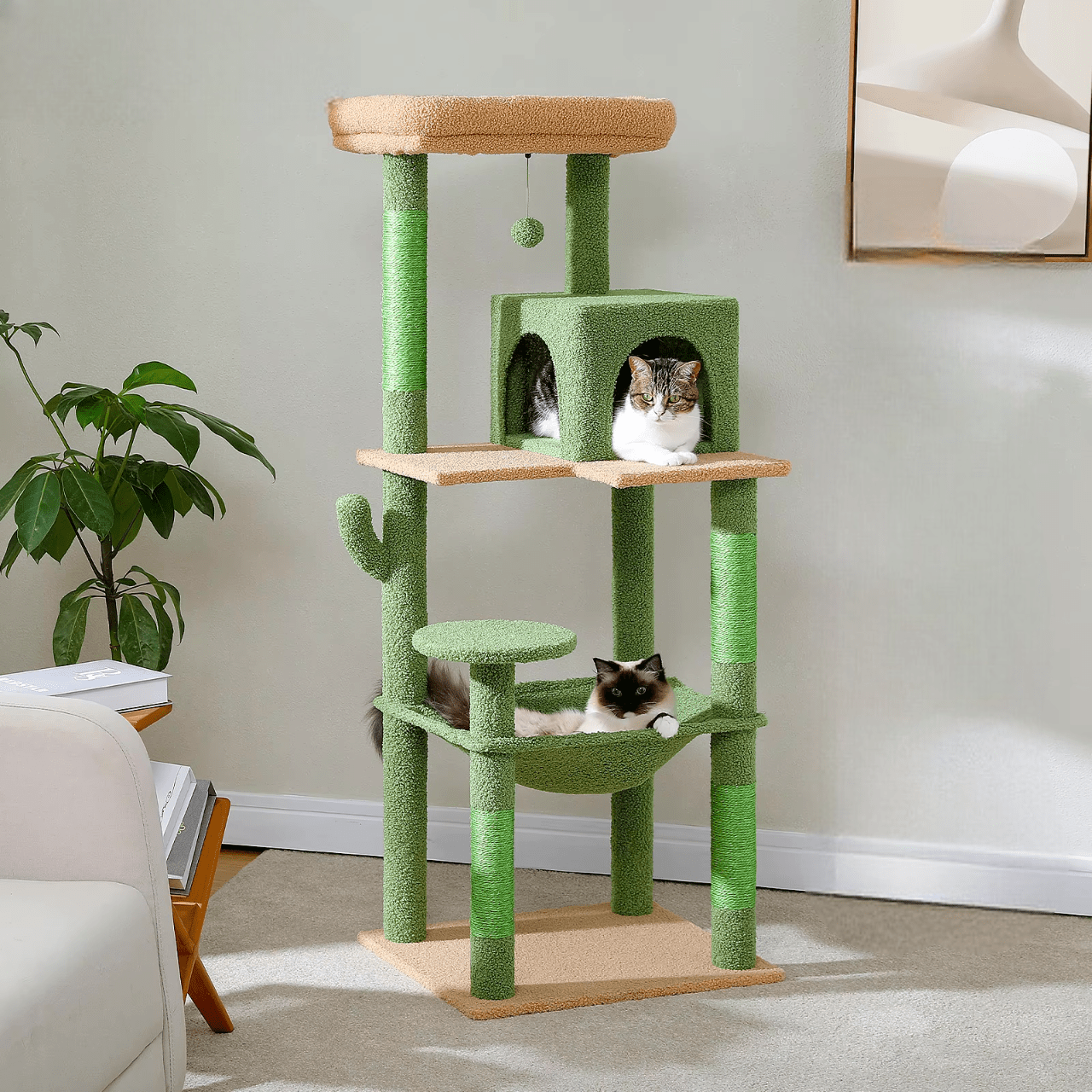 Arbre à chat Cactus Hamac | Mon Chat Perché