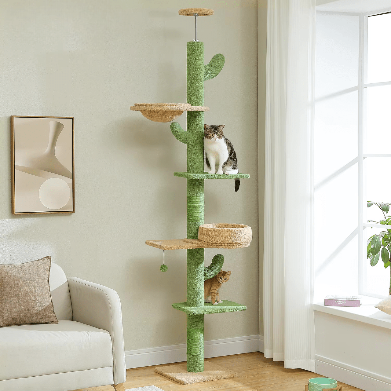 Arbre à chat Cactus Plafond | Mon Chat Perché