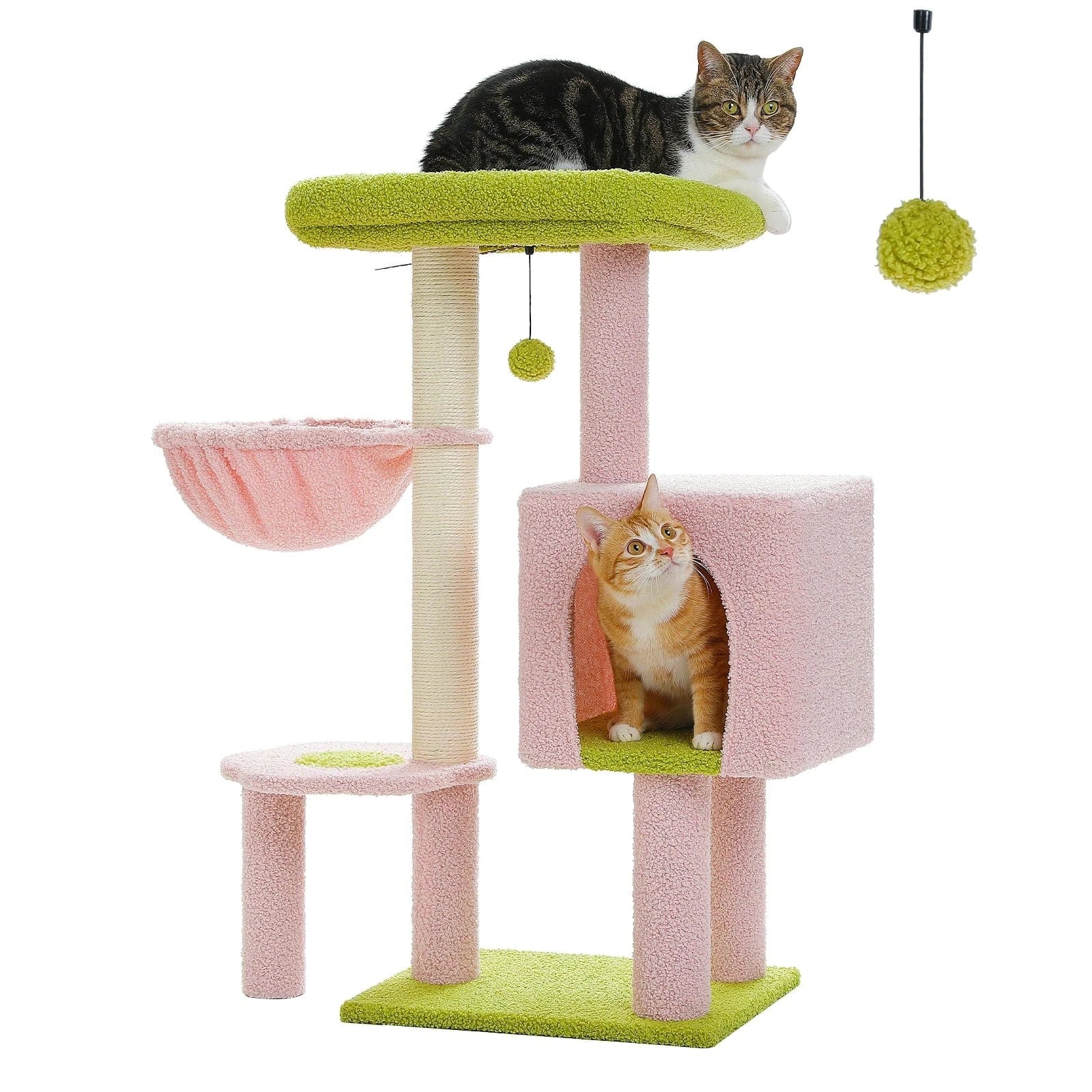 Arbre à chat Design Coloré 90 cm | Mon Chat Perché