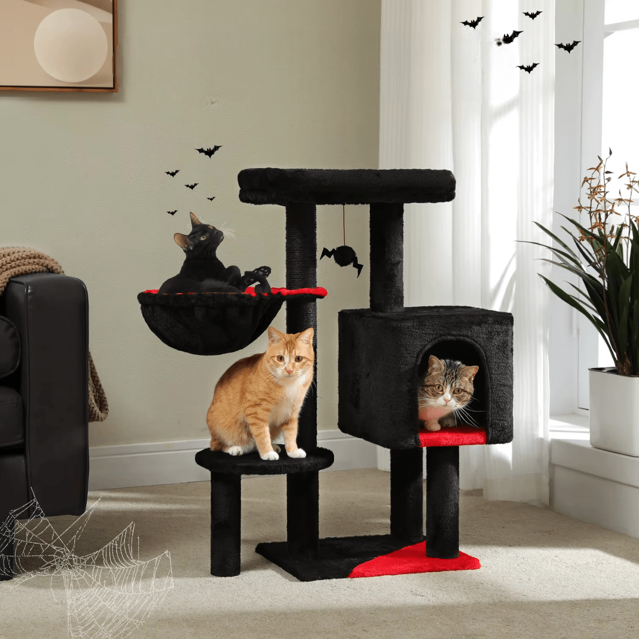 Arbre à chat Design Coloré 90 cm | Mon Chat Perché