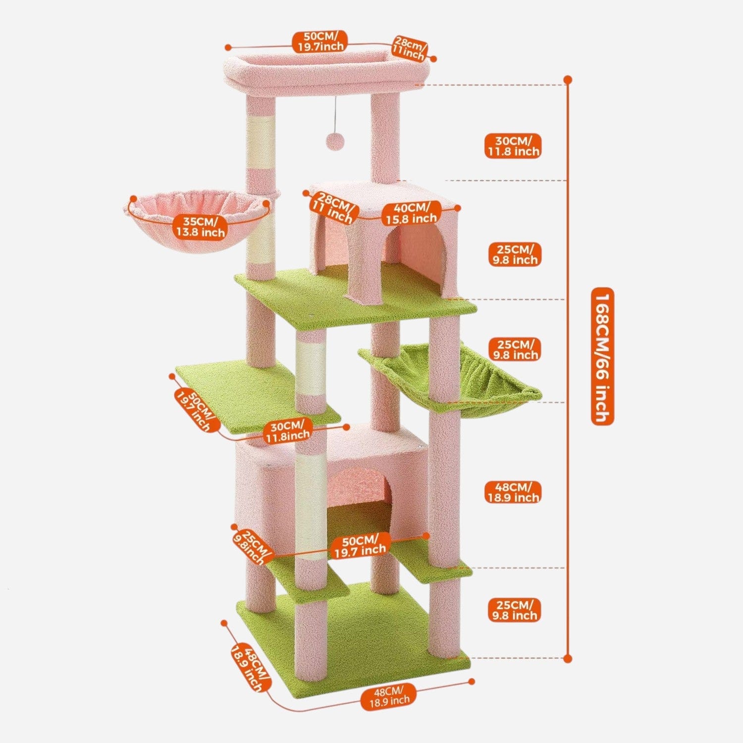 Arbre à chat Design Multi-niveaux | Mon Chat Perché