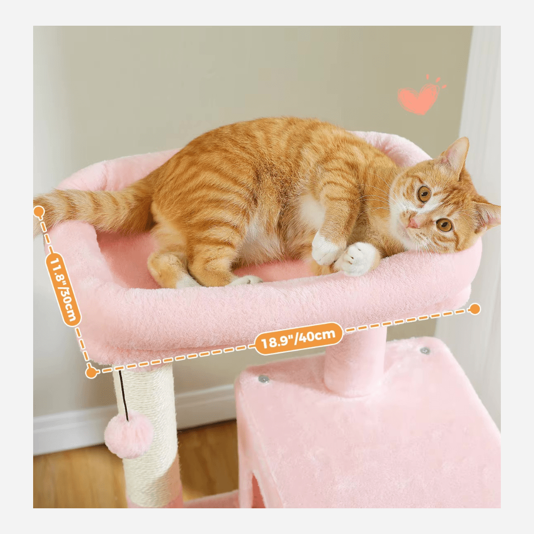 Arbre à chat Design Rose | Mon Chat Perché