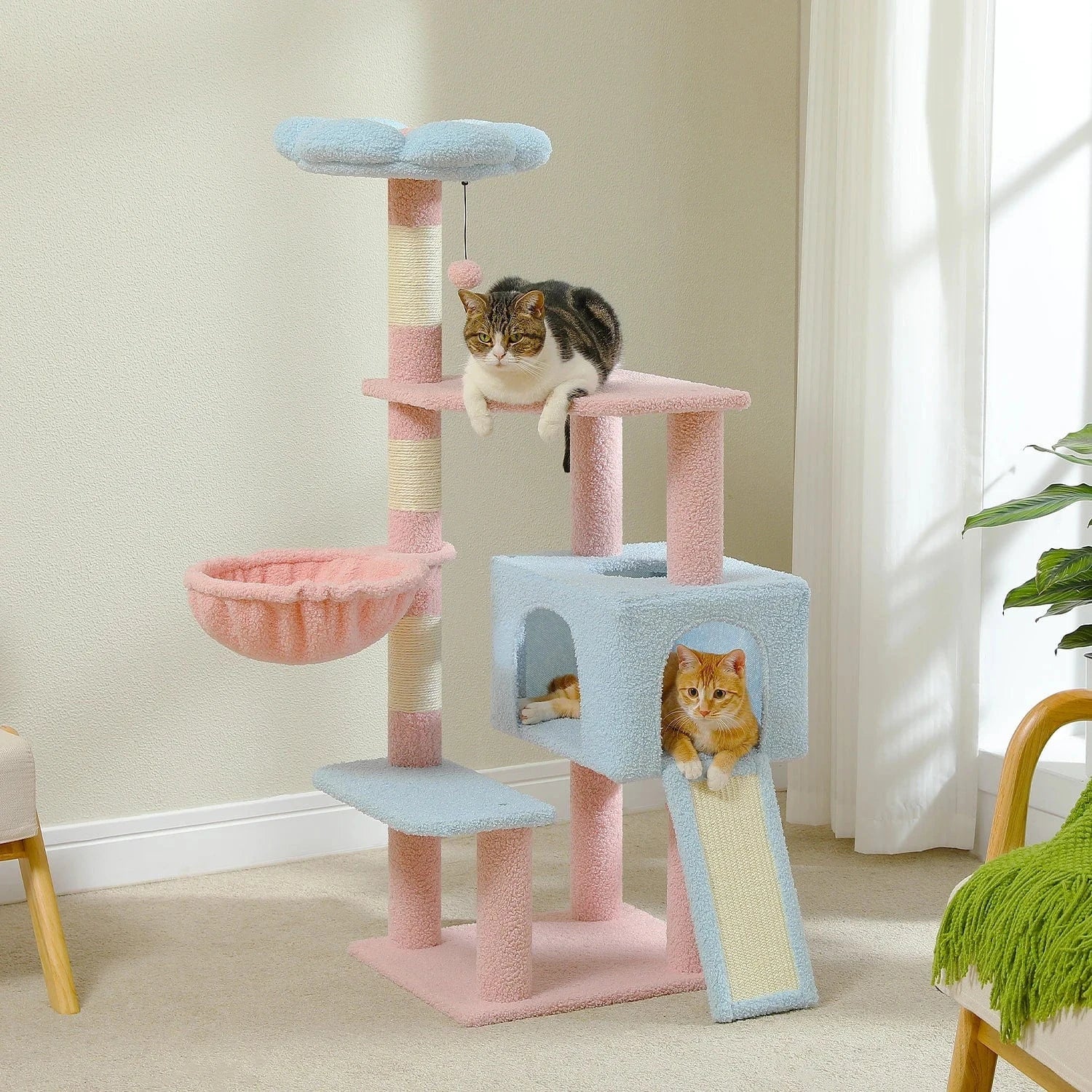 Arbre à chat Fleur 120 cm | Mon Chat Perché