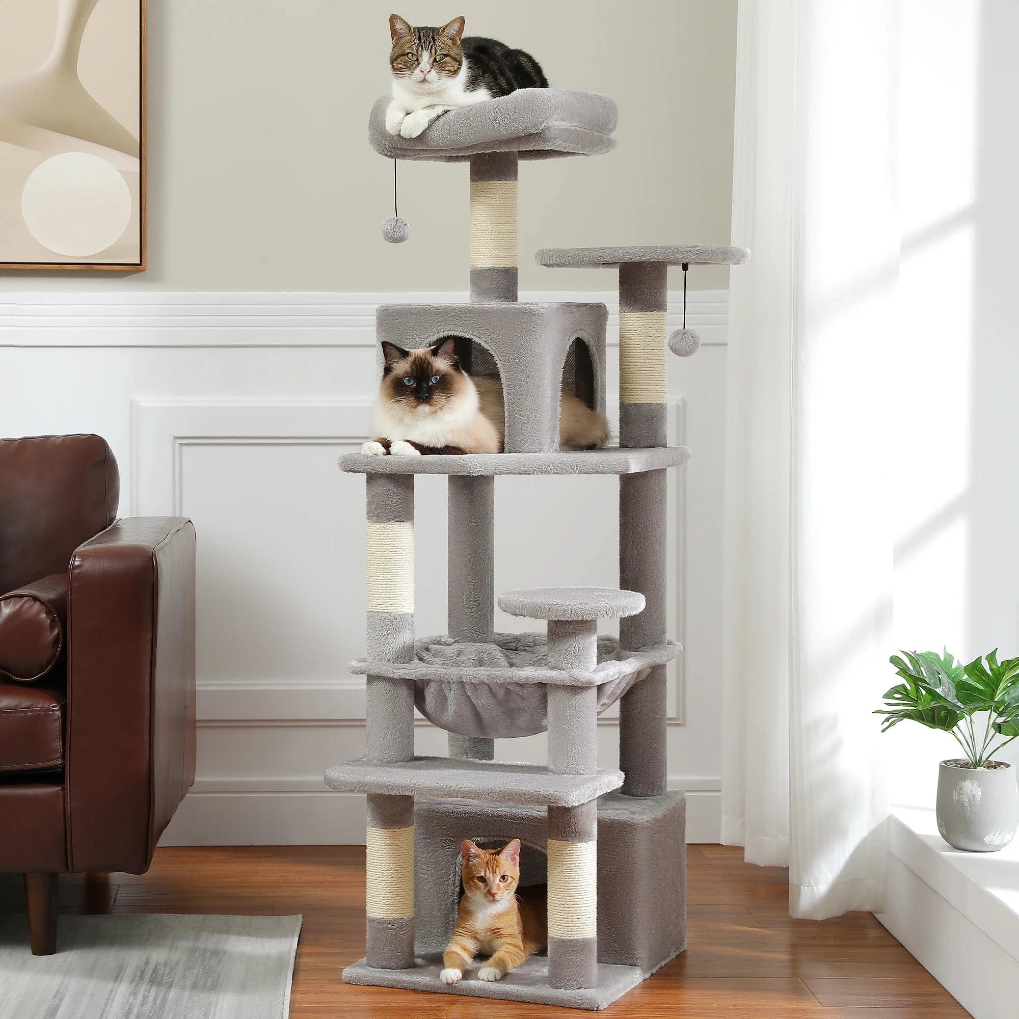 Arbre à chat Maine Coon Confort Grand | Mon Chat Perché