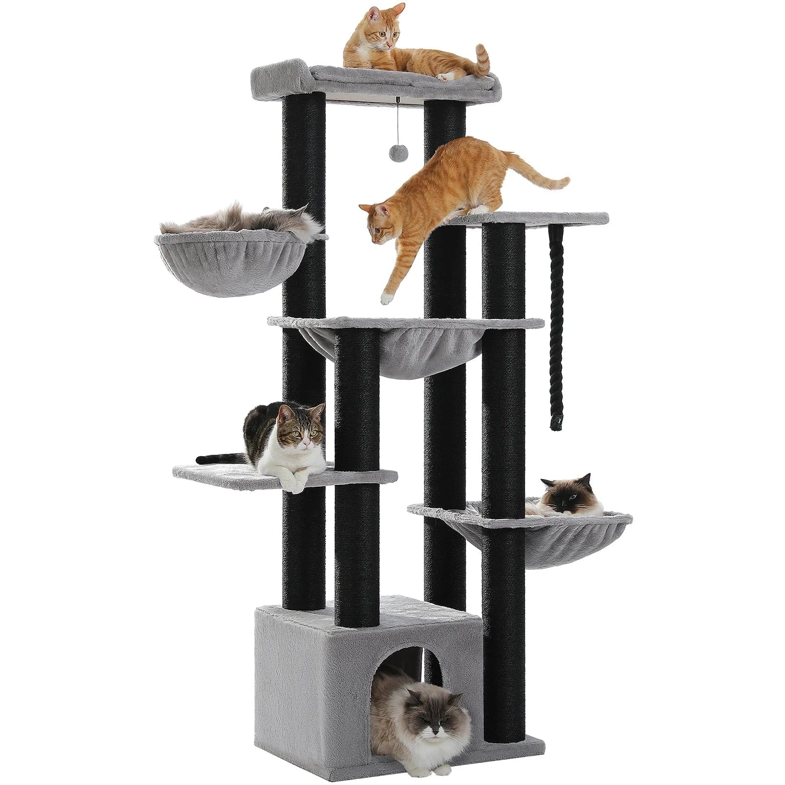 Arbre à chat Maine Coon Solide Grand | Mon Chat Perché