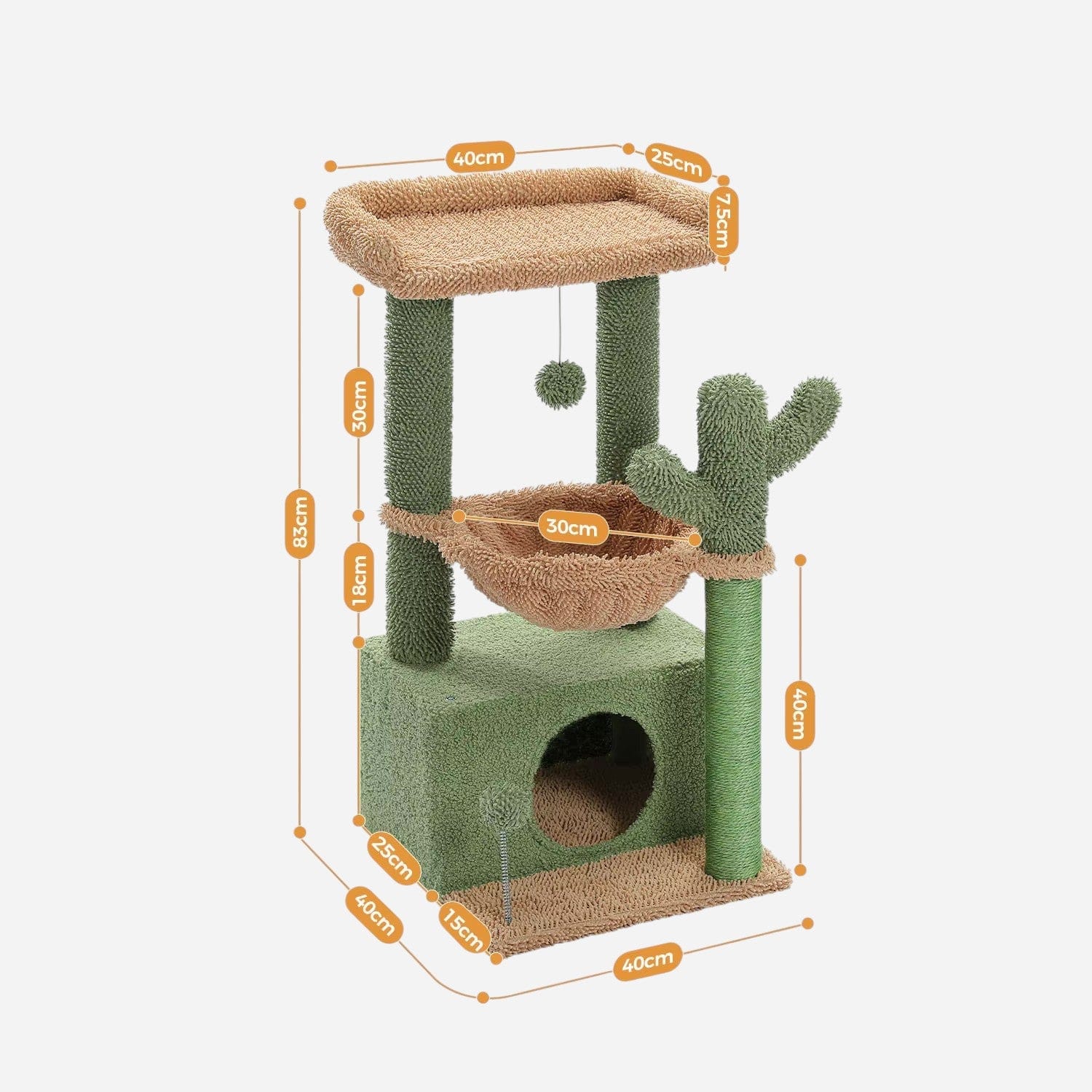 Arbre à chat Petit Cactus | Mon Chat Perché