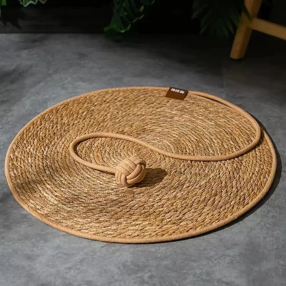 Tapis Griffoir Chat Rotin Naturel