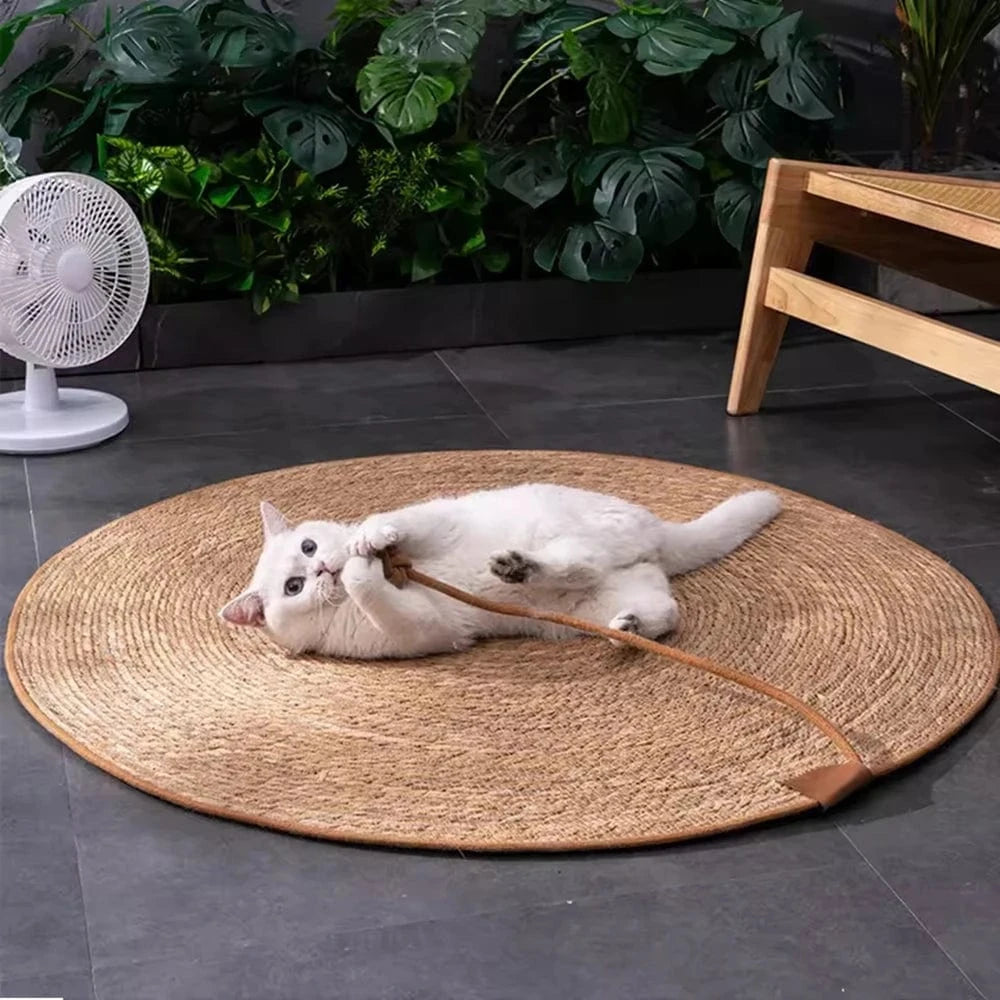 Tapis Griffoir Chat Rotin Naturel