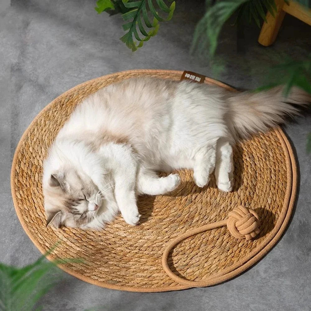 Tapis Griffoir Chat Rotin Naturel