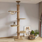 Arbre à chat Ajustable Sol-Plafond Multi-Niveaux - "Sky Reach"