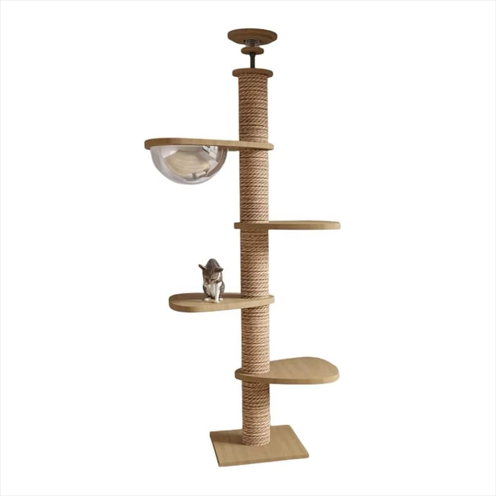 Arbre à chat Ajustable Sol-Plafond Multi-Niveaux - "Sky Reach"