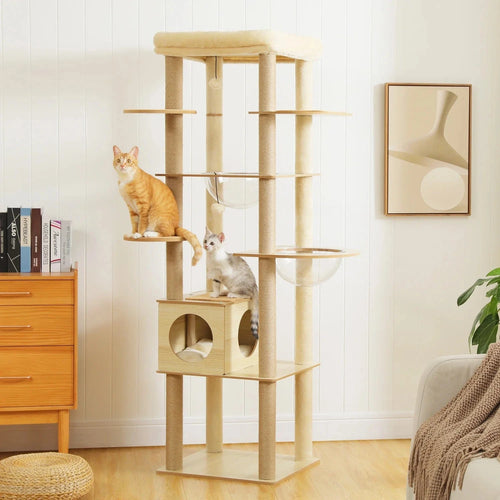 Arbre à chat Bois 180 cm | Mon Chat Perché