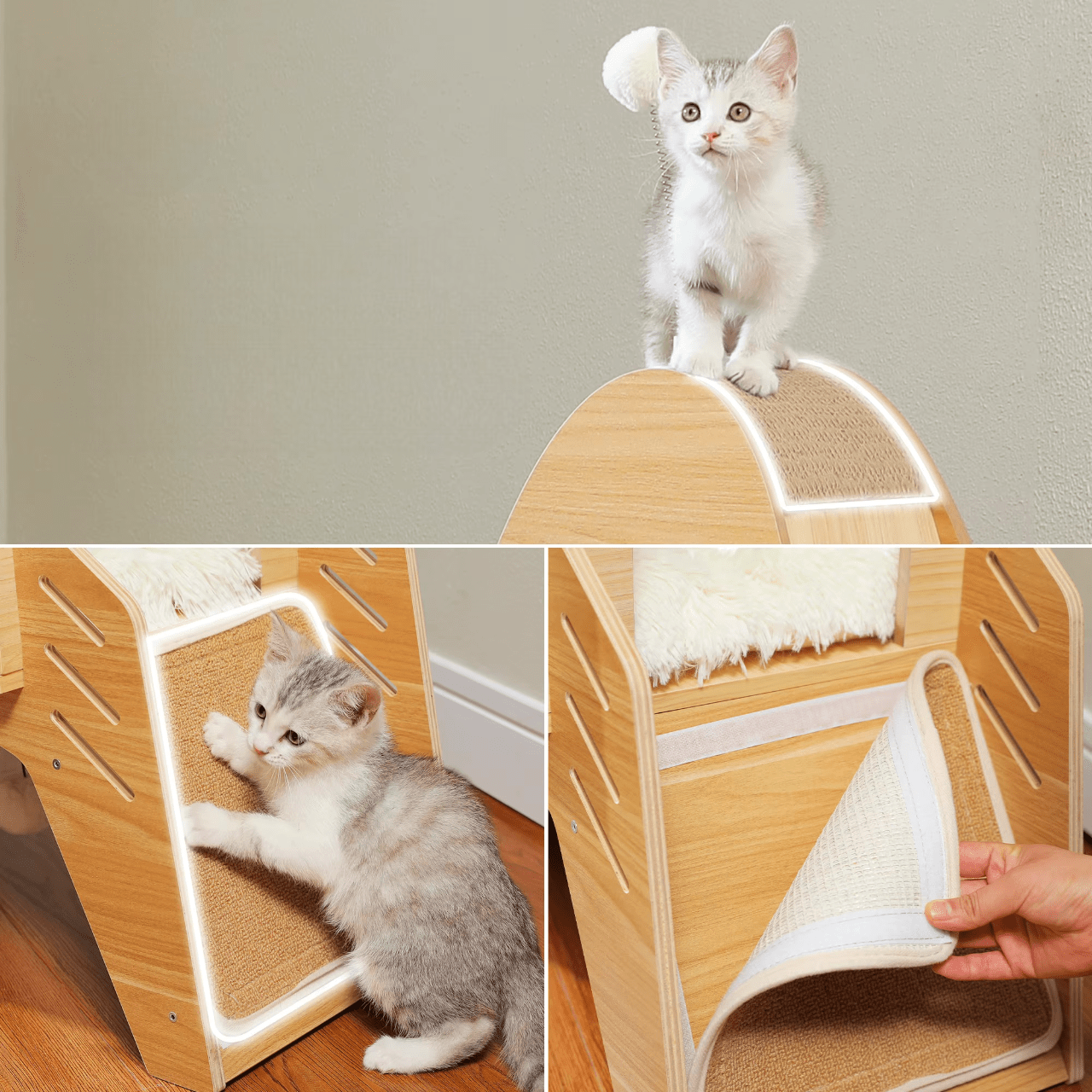 Arbre à chat Bois Fusée | Mon Chat Perché