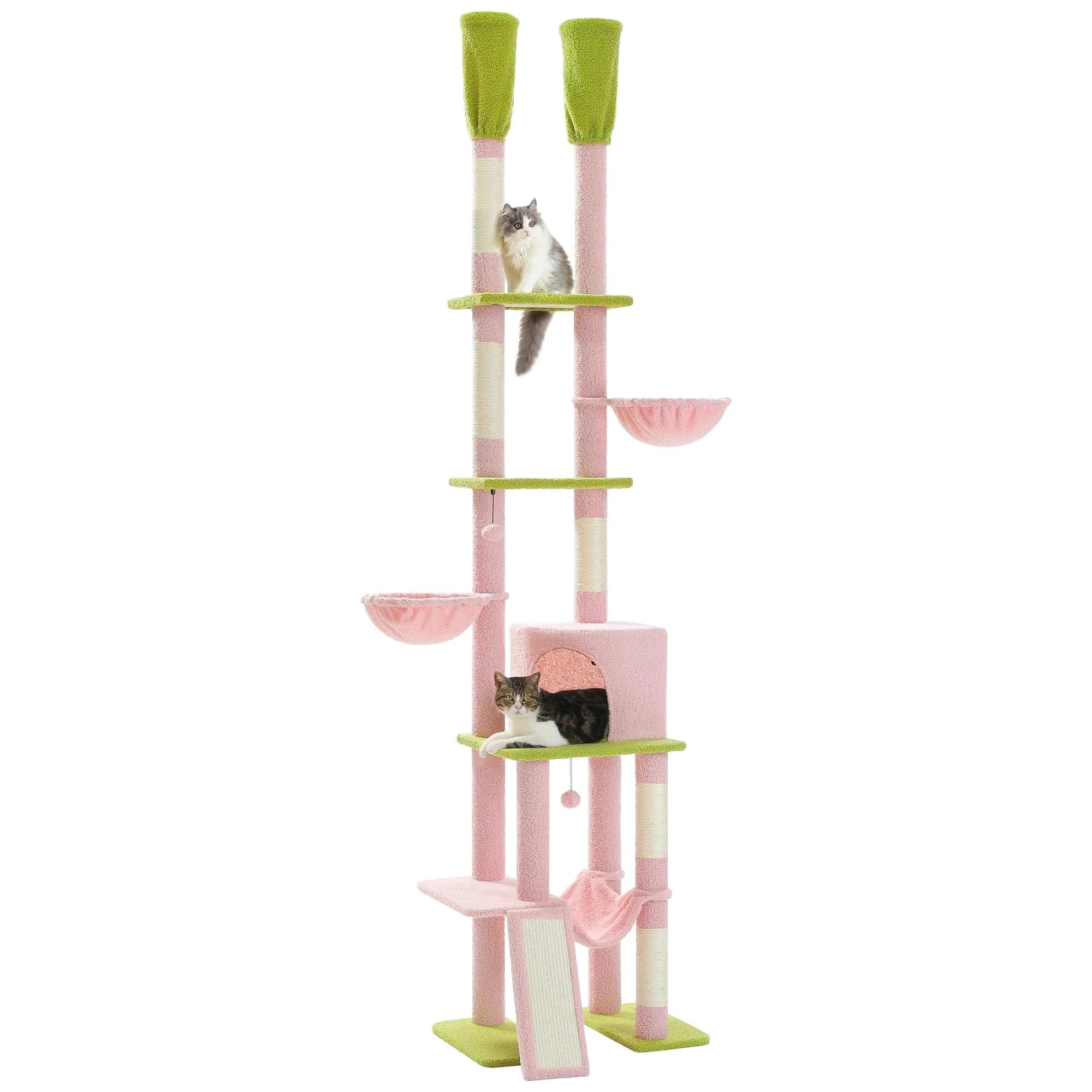 Arbre à chat Cactus avec 2 poteaux | Mon Chat Perché