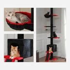 Arbre à chat Design Coloré Plafond | Mon Chat Perché
