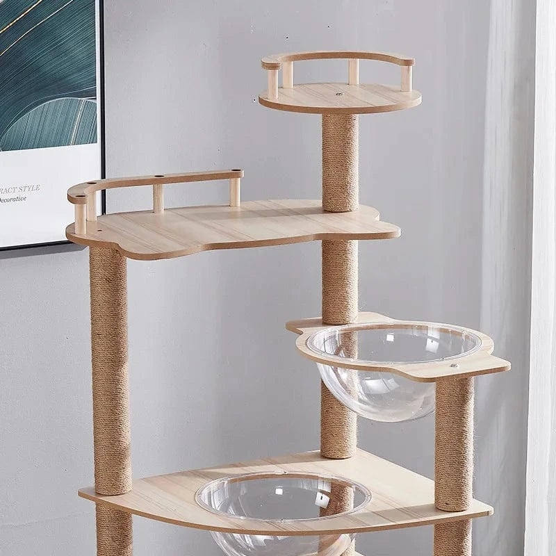 Arbre à chat Multi-Niveaux 5+ Étages avec Sisal - "Ultimate Tower"