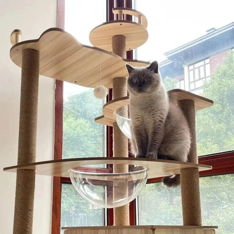Arbre à chat Multi-Niveaux 5+ Étages avec Sisal - "Ultimate Tower"