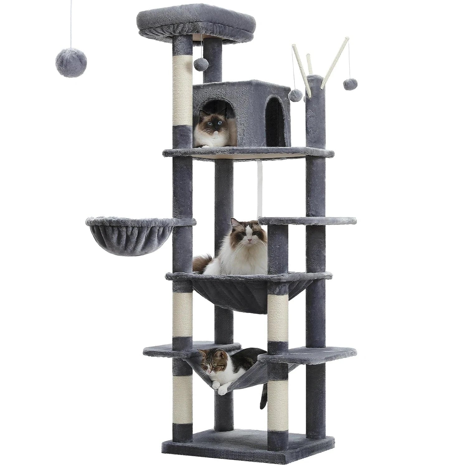Arbre à Chat Multi-Niveaux XXL | Mon Chat Perché