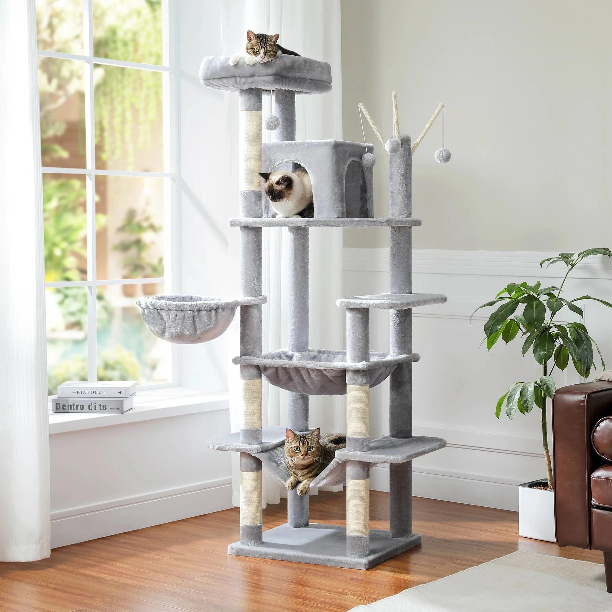 Arbre à Chat Multi-Niveaux XXL | Mon Chat Perché