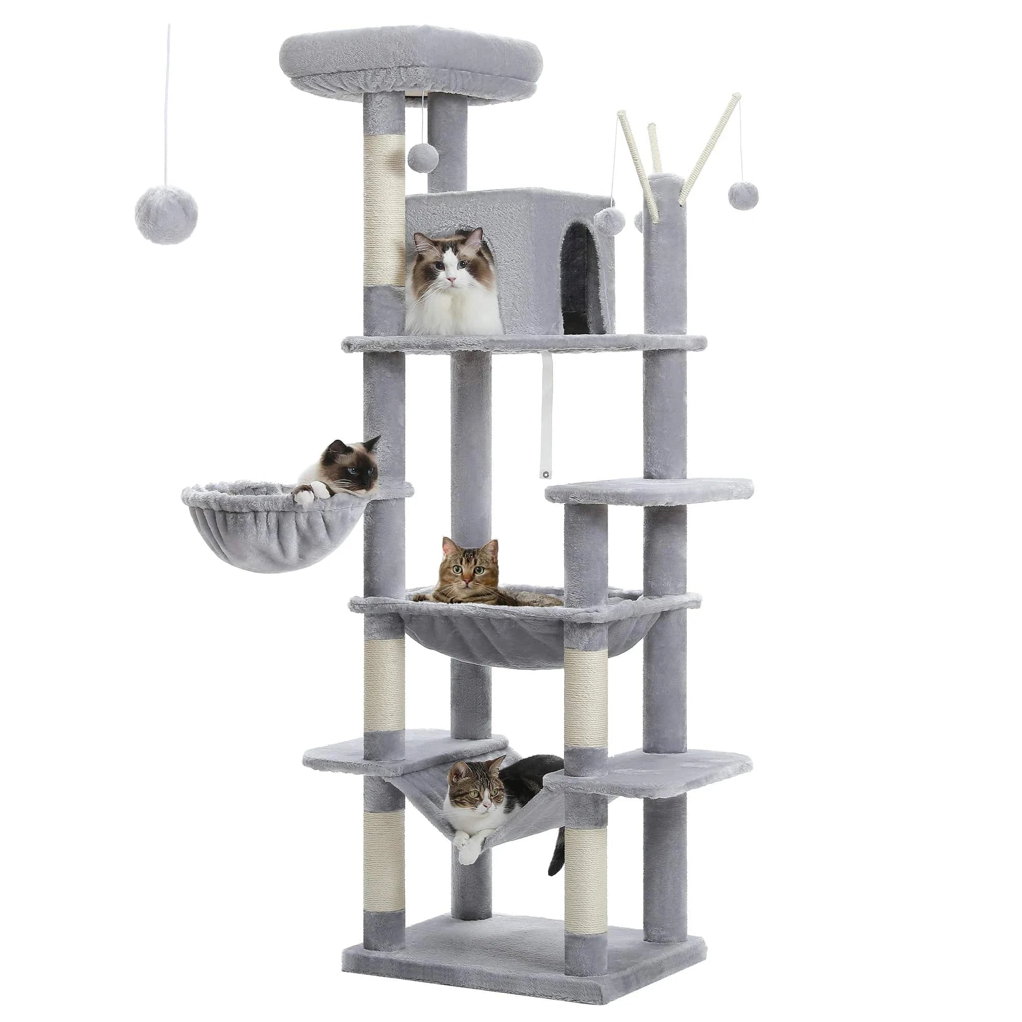 Arbre à Chat Multi-Niveaux XXL | Mon Chat Perché