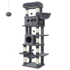 Arbre à chat XXL 170cm pour Maine Coon 5 Niveaux - "Giant Tower"