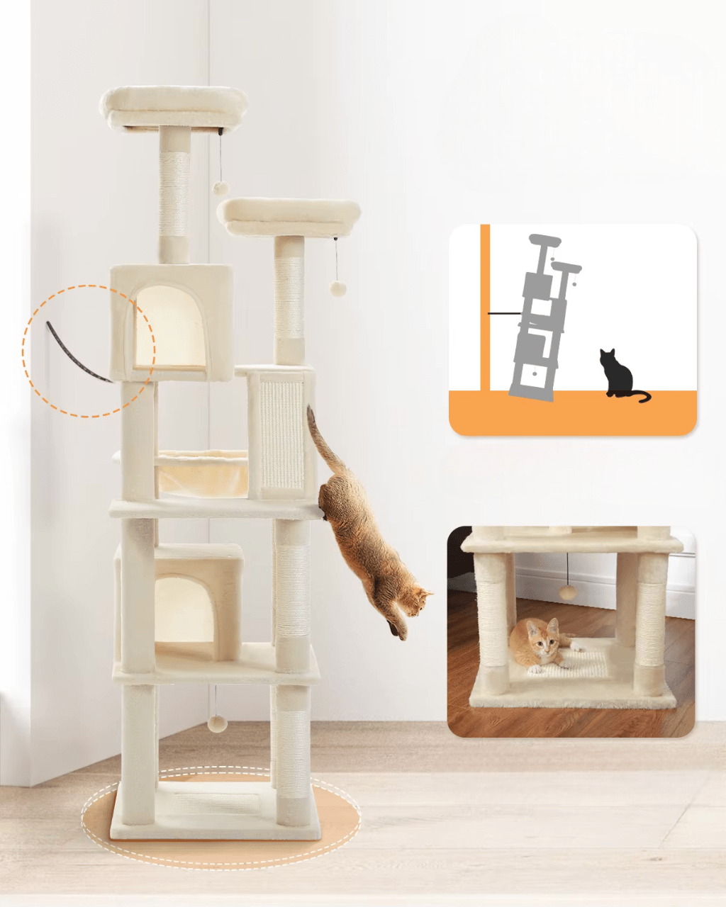 Arbre à Chat XXL 180 cm | Mon Chat Perché