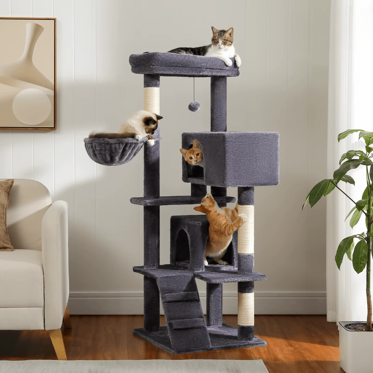 Arbre à chat XXL Cosy & Griffoirs | Mon Chat Perché