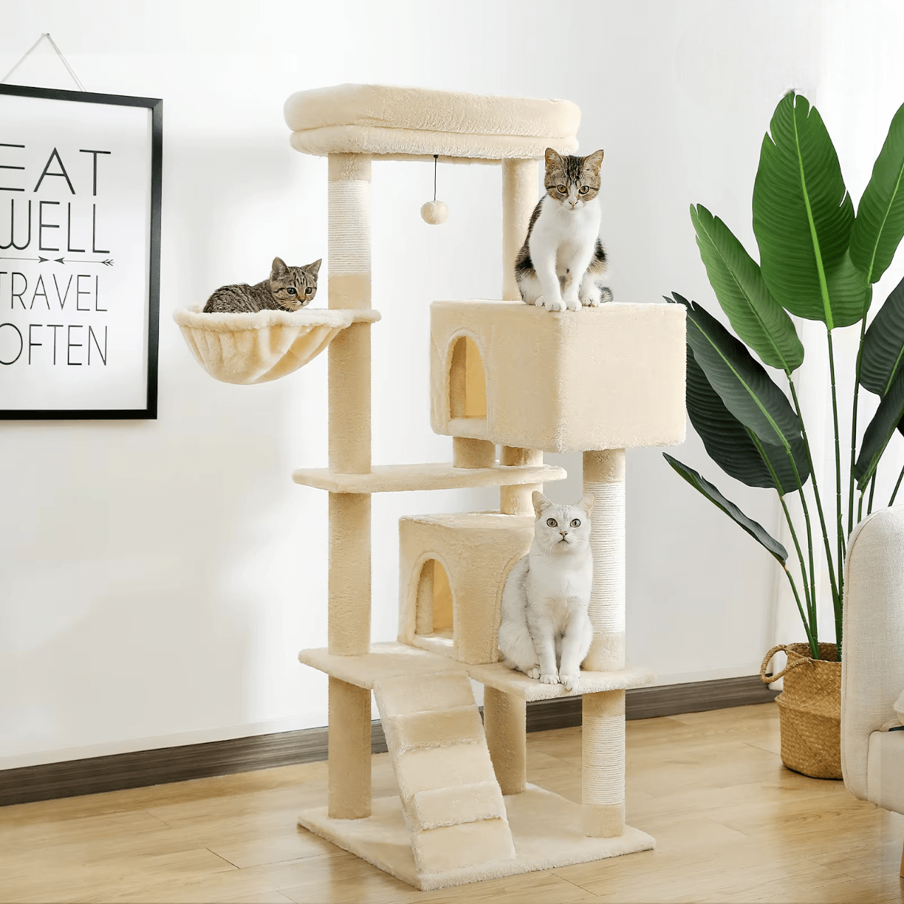Arbre à chat XXL Cosy & Griffoirs | Mon Chat Perché