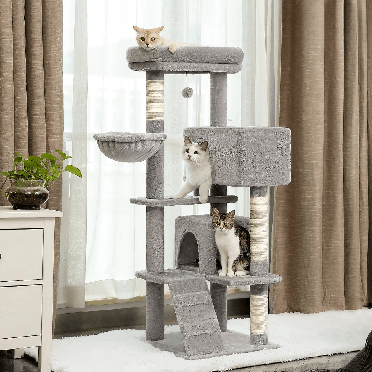 Arbre à chat XXL Cosy & Griffoirs | Mon Chat Perché