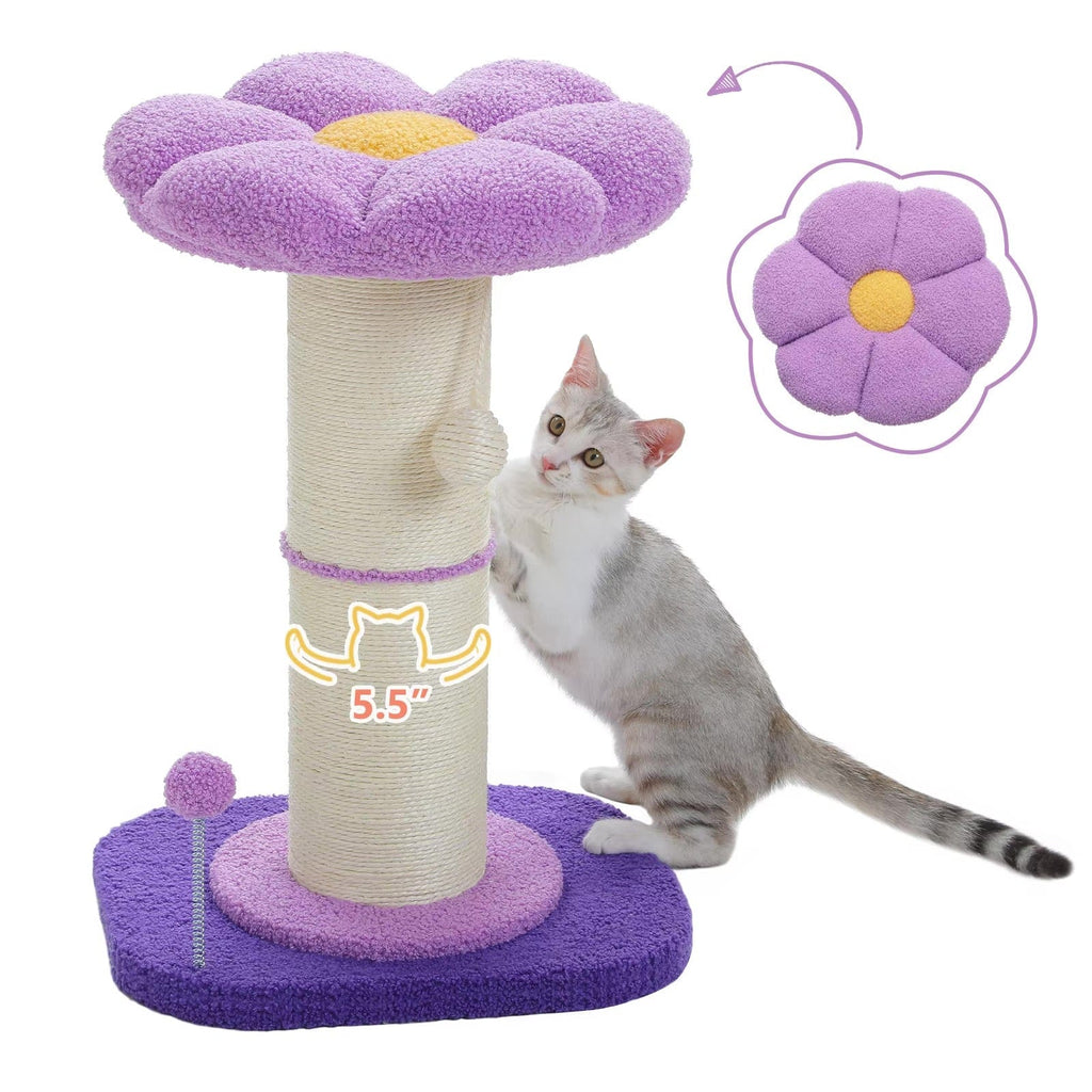 Griffoir Chat Fleur | Mon Chat Perché